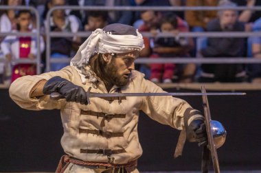 Festivalde ortaçağ sanatçıları