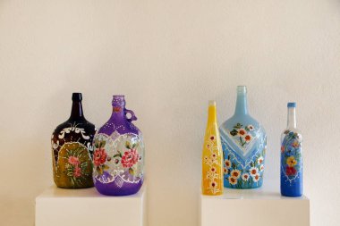 El yapımı sanat ve cam resim.