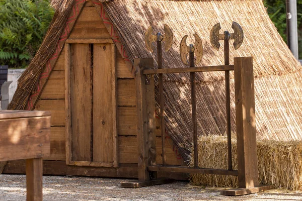 中世纪木棚屋 — 图库照片