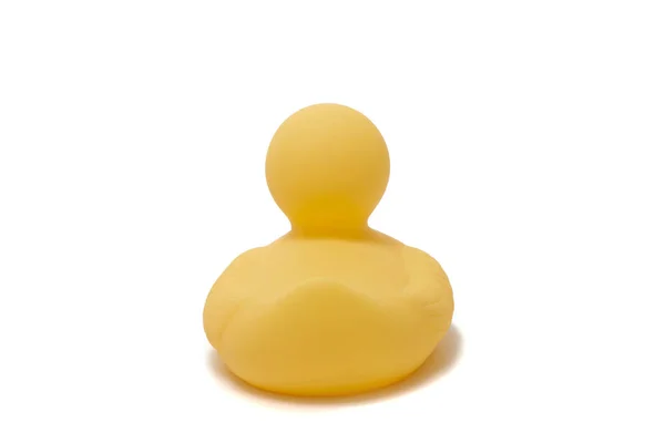 Mignon canard jaune en plastique — Photo