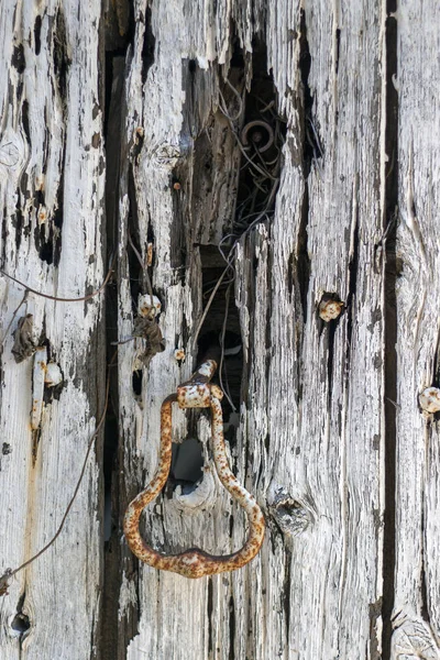 Stare drewniane drzwi tekstura — Zdjęcie stockowe