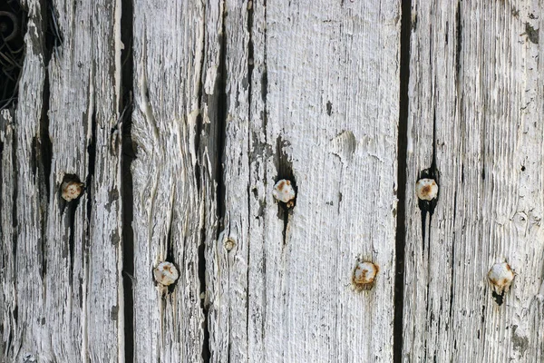 오래 된 나무로 되는 문 텍스처 — 스톡 사진