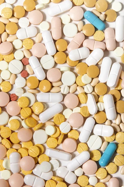 Rozmanitá směs pilulek — Stock fotografie