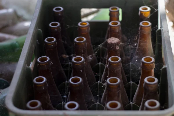 Botellas viejas abandonadas — Foto de Stock