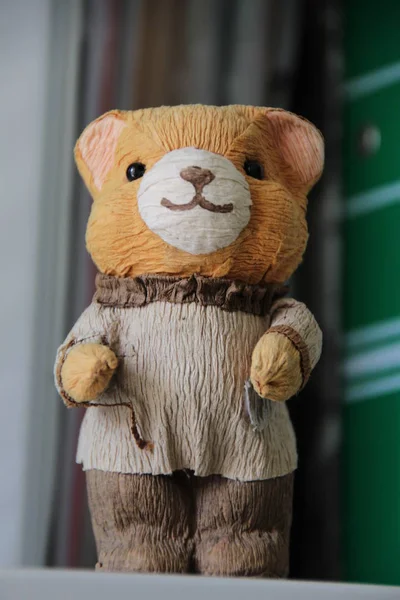 Fajny mały niedźwiedź lalka — Zdjęcie stockowe