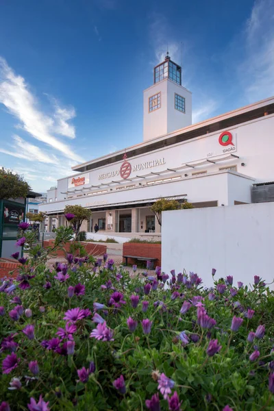 Faro Portugal Februar 2020 Moderner Lokaler Lebensmittel Und Fischmarkt Der — Stockfoto