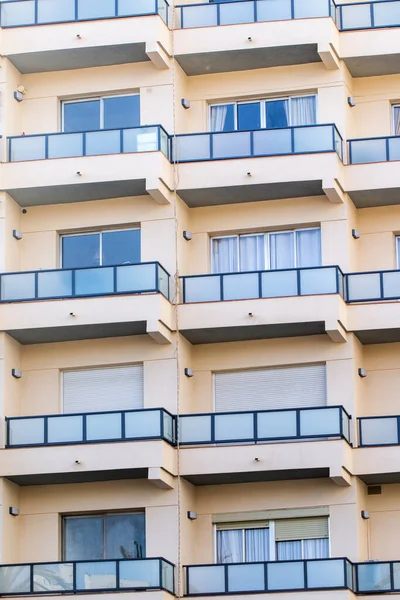 View of Modern Spanish apartment complex on Huelva, Spain.