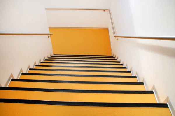 Close View Yellow Stairs Office Building — Stock Photo, Image