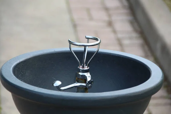 Urban Water Fountain Park General Use Public — Stock Photo, Image