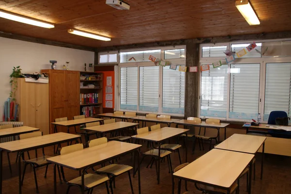 Vista Interior Escola Primária — Fotografia de Stock