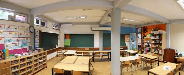 Vista Del Interior Escuela Primaria — Foto de Stock