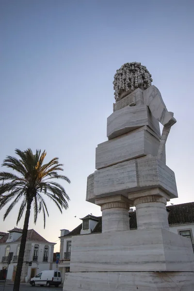 Vila Real Santo Antonio Portugal 28Th December 2019 Stone Monument — Stock Photo, Image