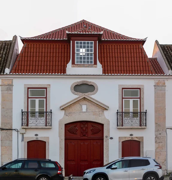 Close View Beautiful Portuguese Architecture Buildings City Vila Real Santo — Stock Photo, Image