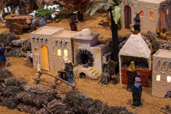 Vila Real Santo Antonio Portogallo Dicembre 2019 Mostra Del Presepe — Foto Stock