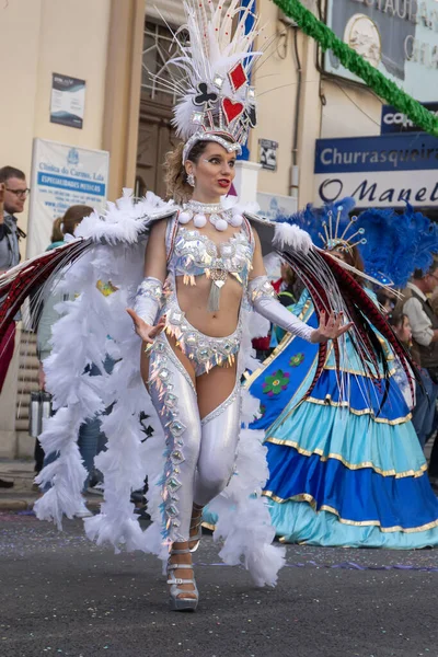 Loule Portekiz Şubat 2020 Loule Portekiz Deki Renkli Karnaval Festivali — Stok fotoğraf
