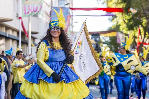 Loule โปรต เกส มภาพ 2020 วมเทศกาลขบวนพาเหรด Carnival Carnaval นในเม Loule — ภาพถ่ายสต็อก