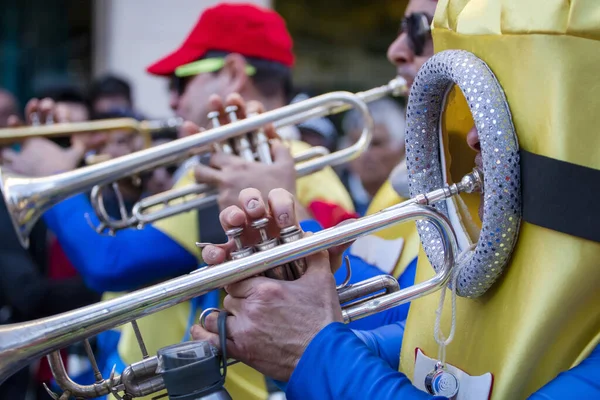 Loule Portugal February 2020 Colorful Carnival Carnaval Parade Festival Participants — Stock Photo, Image