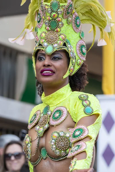 Loule Portugal Februar 2020 Bunte Karnevals Carnaval Parade Loule Portugal — Stockfoto