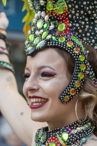 Loule Portugal Februar 2020 Bunte Karnevals Carnaval Parade Loule Portugal — Stockfoto