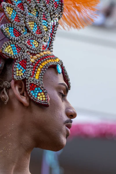 Loule Portugal Februar 2020 Bunte Karnevals Carnaval Parade Loule Portugal — Stockfoto