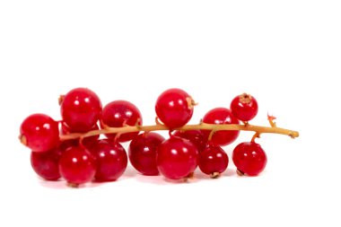 Beyaz arka planda izole edilmiş taze üzümlerin yakın görüntüsü..