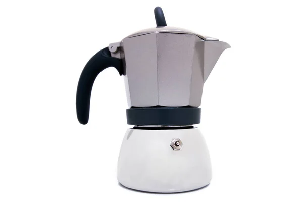 Koffiepot Maker Geïsoleerd Een Witte Achtergrond — Stockfoto