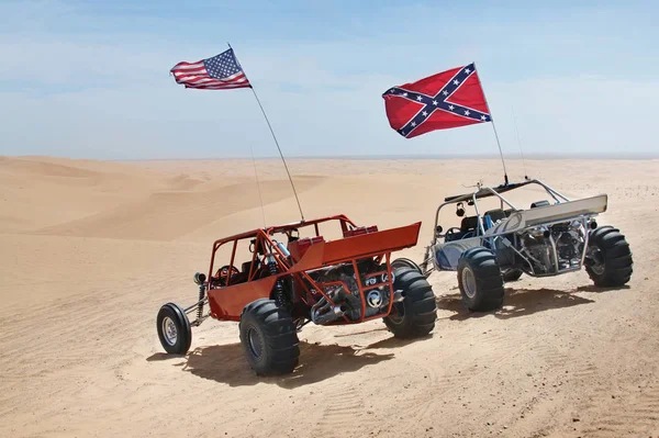 ATV en el desierto — Foto de Stock