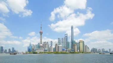 Shanghai Timelapse manzarası