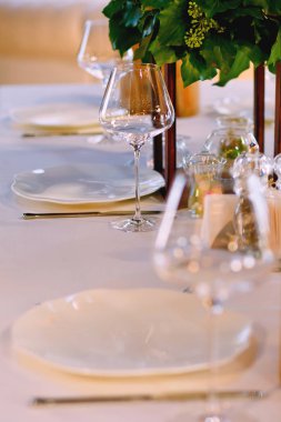 Zarif restoran Tablo ayarı servisi almak üzere ayrılmış kartı ile