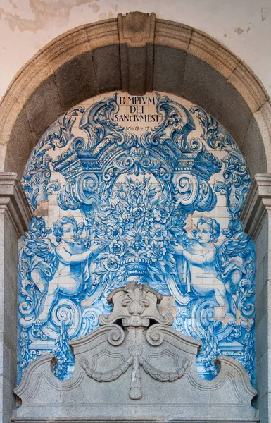 Porto Portugalsko Listopadu 2017 Azulejos Klášteře Catherdal Porto Porto Světového — Stock fotografie