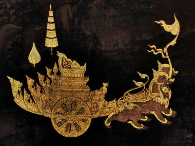 Ramayana duvar resimleri, Kings Palace Bangkog Tayland dış duvarlar