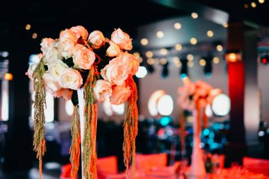 Güzel düğün tablo kümesi. Düğün resepsiyonu kavramı