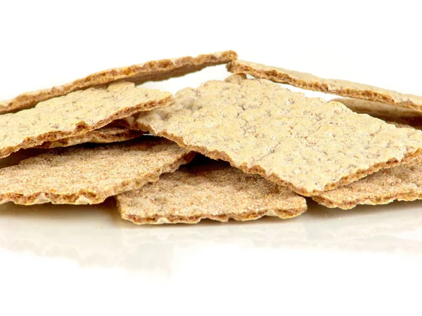 Kepekli kraker beyaz arka plan üzerinde