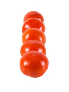 Taze olgunlaşmış truss domates, beyaz arka plan üzerinde izole