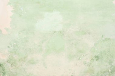 Eski antika duvar dokusu yeşil, kırıkları alçı yüksek nem ve atmosferik olayların etkilerinden beyaz koruyucu tabaka vardır