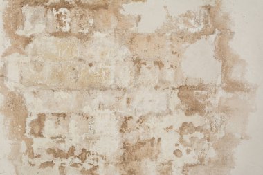 Eski kirli doku, gri beton duvar