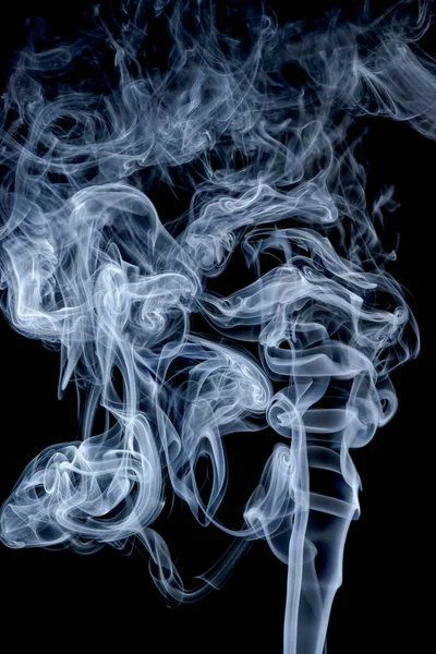 Abstract smoke on black background — Stock Photo, Image