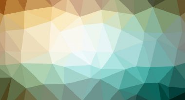 Farklı boyutlardaki üçgen geometrik şekiller üzerinde dayalı modern poligonal arka plan.