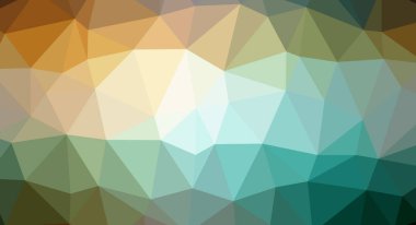 Farklı boyutlardaki üçgen geometrik şekiller üzerinde dayalı modern poligonal arka plan.