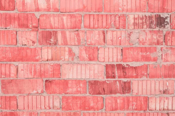 破壊されたレンガの壁のテクスチャ — ストック写真