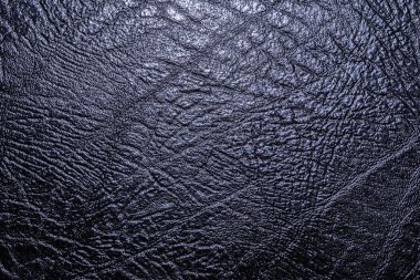 Suni deri, yakın çekim arka plan mavi kabartma dokusu