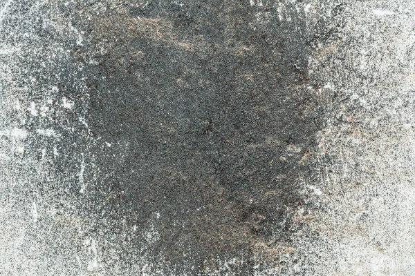 Tekstura stare porysowane ściany betonowej, ciemna plama na ścianie — Zdjęcie stockowe