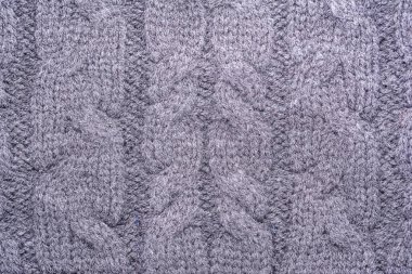 örme yün kumaş arka plan bir helezon desenli yüzey dokusu