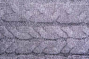 örme yün kumaş arka plan bir helezon desenli yüzey dokusu