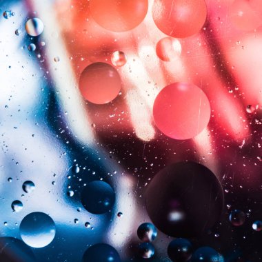 topları rero tarzı, makro soyutlama grenli renkli arka plan ile çizilme ve lekeleri oluşur