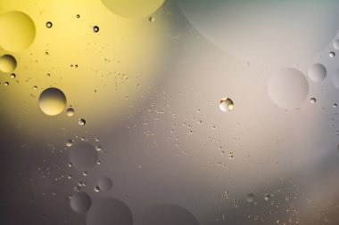 karıştırma su ve yağ, güzel renk arka plan daire ve Oval Temel