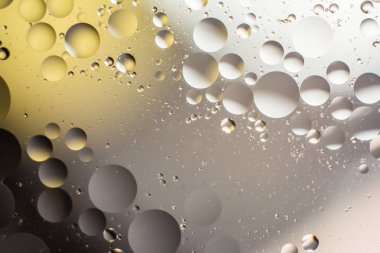 karıştırma su ve yağ, güzel renk arka plan daire ve Oval Temel