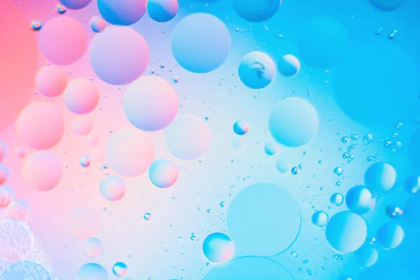 Mixing water and oil, beautiful color abstract background based on circles and ovals — Stock Photo, Image