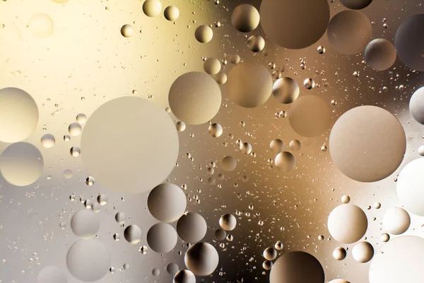 Mixing water and oil, beautiful color abstract background based on circles and ovals — Stock Photo, Image