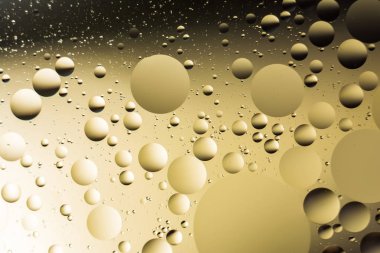 karıştırma su ve yağ, güzel renk arka plan daire ve Oval Temel